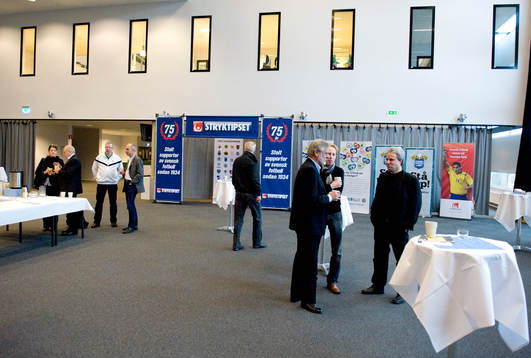 Fotboll, Fotbollsforum på Swedbank Stadion. Svenska Spel
