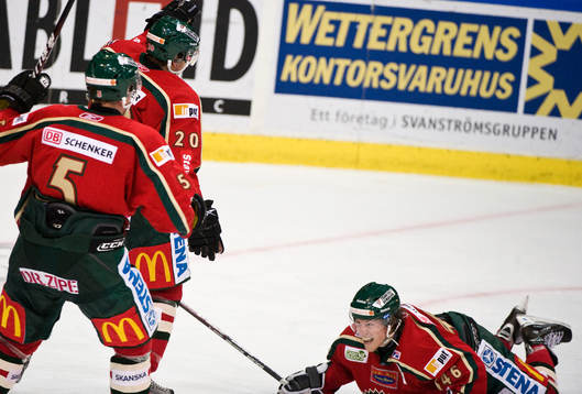 Mathis Olimb, Frölunda, gör 3-1. jubel