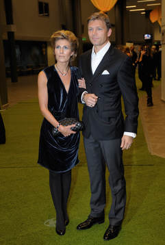 Marcus Allbäck med fru