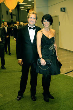 Erik Hamrén med fru Agneta