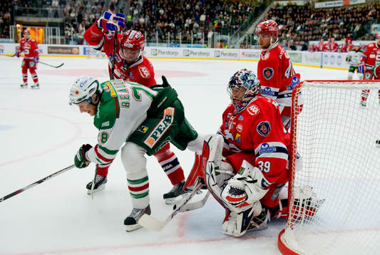 Eric Beaudoin, Rögle framför Björn Bjurling, målvakt