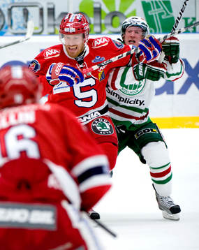 Jens Olsson, Södertälje och Simon Hjalmarsson, Rögle