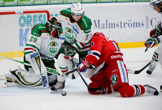 Mad Bödker, Rögle och Jürgen Penker, målvakt Rögle och