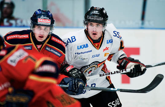 Marcus Krüger, Djurgården och Karl Fabricius, Luleå, har