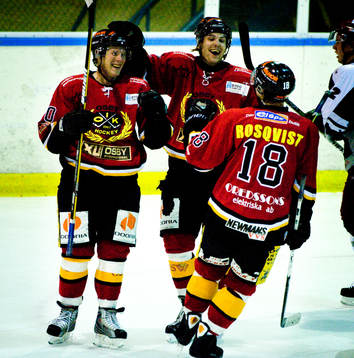 Marcus Gunnarsson, Stefan Lööw och Christoffer Rosquist,