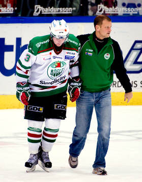 Mathias Sjöberg, Rögle, skada