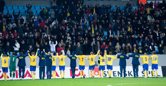 Sverige tackar publiken
