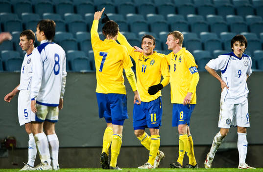 Erton Fejzullahu och Sebastian Eriksson, Sverige, glädje,