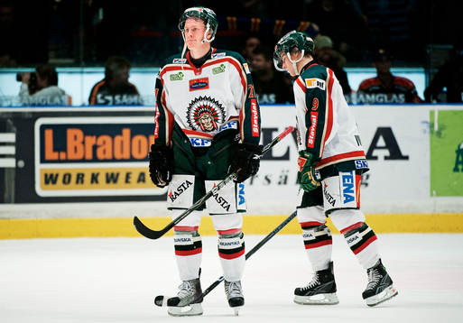 Mikael Johansson och Tobias Viklund, Frölunda, depp