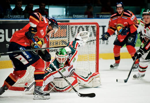 Sebastian Idoff, målvakt, Frölunda, stoppar Jimmie