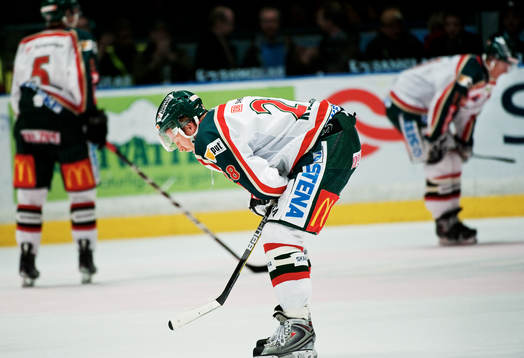 Tung förlust för Andreas Karlsson och Frölunda