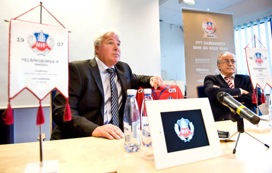 Conny Karlsson, tränare och Sten-Inge Fredin, ordförande