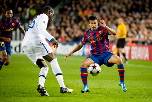 Pedro, Barcelona och Mario Balotelli, Inter