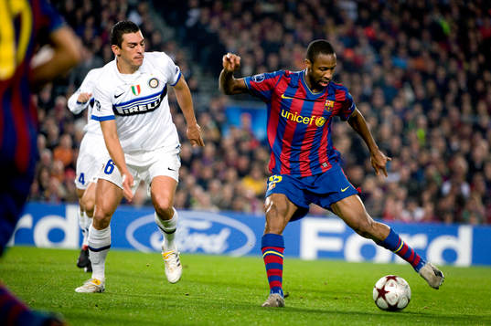 Seydou Keita, Barcelona och Lucio, Inter