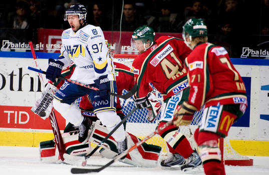 Per Ledin, HV71, skymmer sikten och det blir 1-0