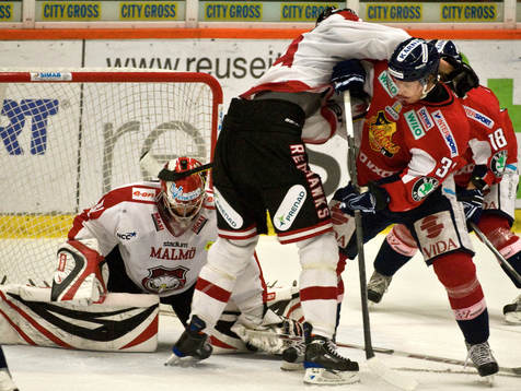 Johan Andersson, Växjö, famför Malmös målvakt, Markus