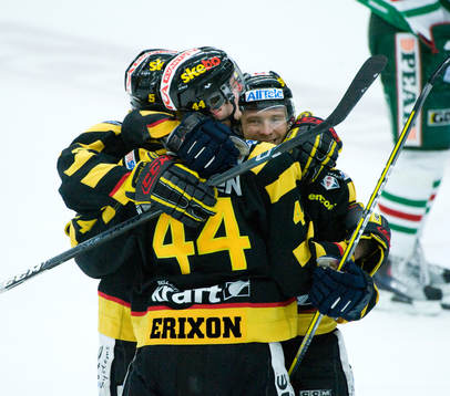 Tim Erixon, Skellefteå, jubel med lagkompisar