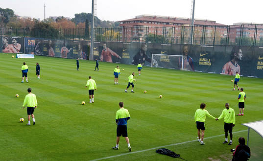 FC Barcelona tränar