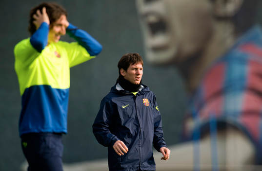 Zlatan Ibrahimovic och Lionel Messi