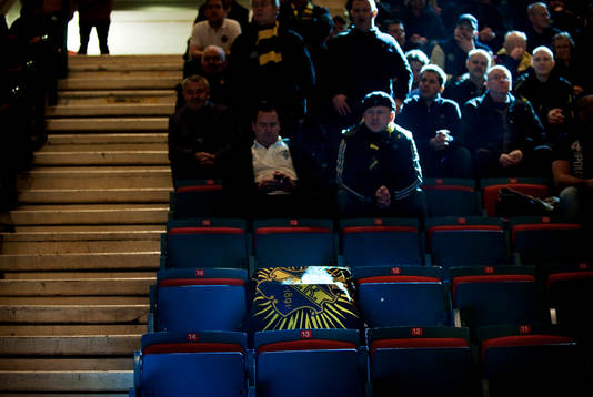 Den avlidne AIK-supportern Lennart Olssons plats har en