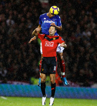 Fotboll, engelsk, Premier League, Portsmouth - Manchester