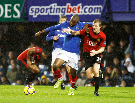 Fotboll, engelsk, Premier League, Portsmouth - Manchester