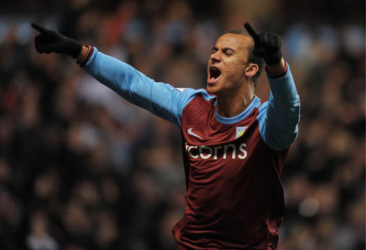 Gabriel Agbonlahor, Aston Villa, jubel