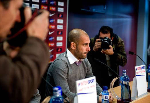 Pep Guardiola, tränare FC Barcelona