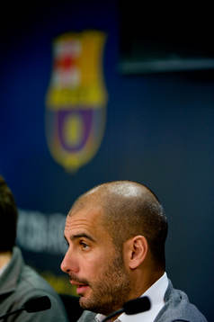 Pep Guardiola, tränare FC Barcelona