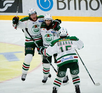Mål, jubel i Rögle
