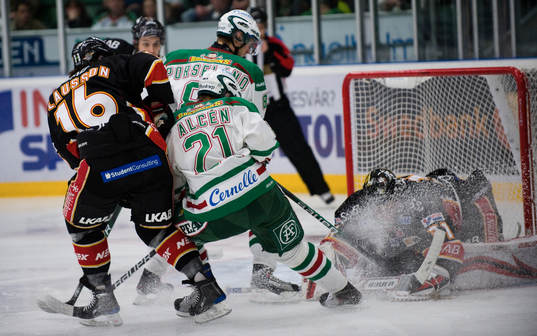 Johan Alcén och Mathias Porseland framme och oroar Luleås