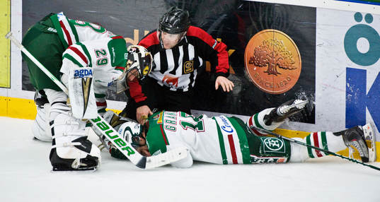 Dominik Granak, Rögle, skada. Domare