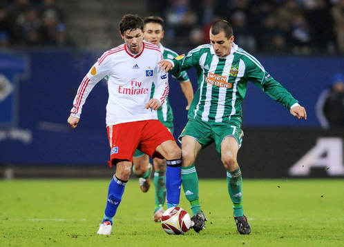 Marcus Berg, Hamburg och Stefan Kulovits, Wien