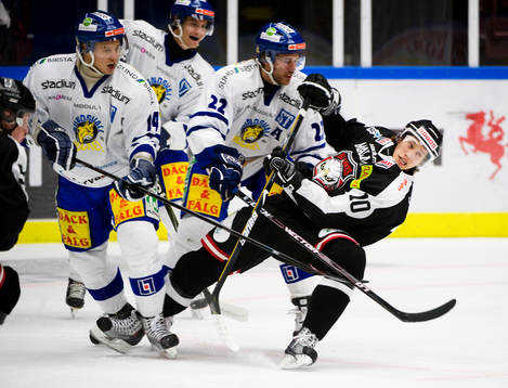 Robin Alvarez, Malmö, Petter Rydén och Niklas Boström,