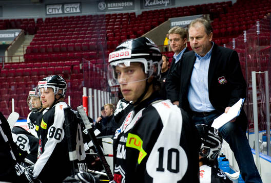 Robin Alvarez och Göran Karlström, tränare, Malmö