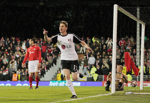 Zoltan Gera, Fulham, glädje, jubel över första målet