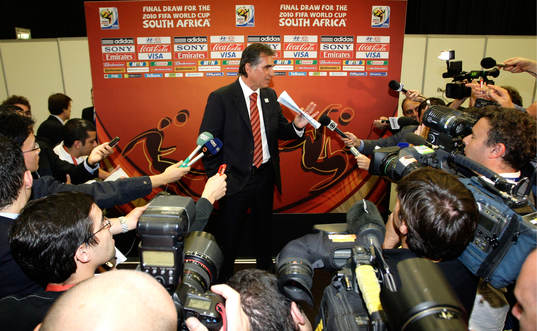 Carlos Queiroz, tränare, Portugal, pratar med pressen