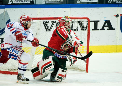 Johan Holmqvist, målvakt, Frölunda, Timo Pärssinen,