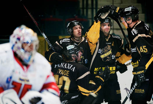 Glada AIK-spelare