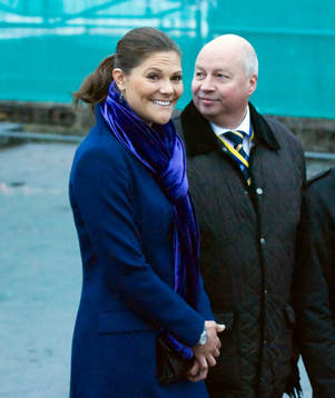 H.K.H Kronprinsessan Victoria och Lars-Erik Salminen,