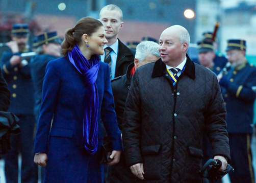 H.K.H Kronprinsessan Victoria och Lars-Erik Salminen,