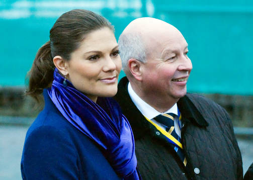 H.K.H Kronprinsessan Victoria och Lars-Erik Salminen,