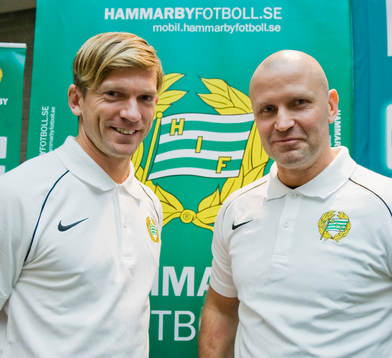 Jesper Blomqvist, assisterande tränare och Michael