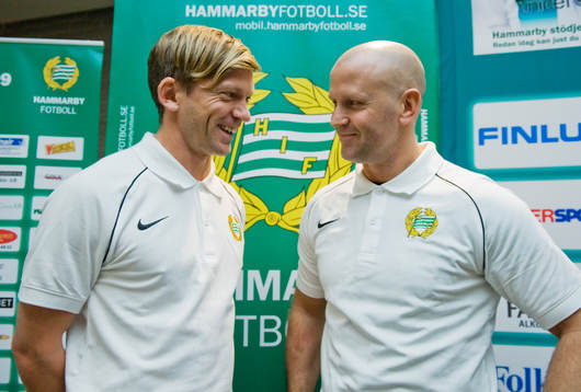 Jesper Blomqvist, assisterande tränare och Michael
