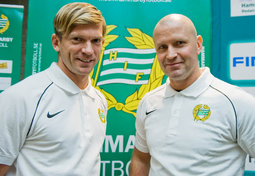 Jesper Blomqvist, assisterande tränare och Michael