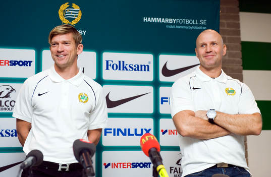 Jesper Blomqvist, assisterande tränare och Michael