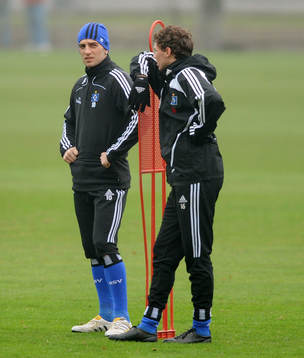 Mladen Petric och Marcus Berg