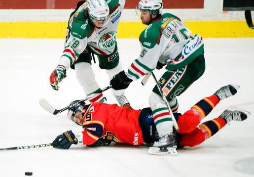 Eric Beaudoin, Dominik Granak, Rögle och Jimmie Ölvestad,
