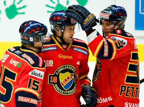Oscar Eklund, Jimmie Ölvestad och Timmy Pettersson,