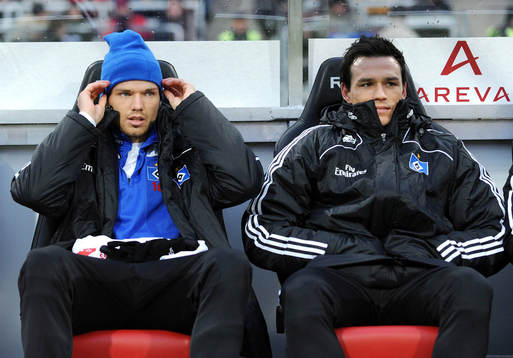 Marcus Berg och Piotr Trochowski, Hamburg